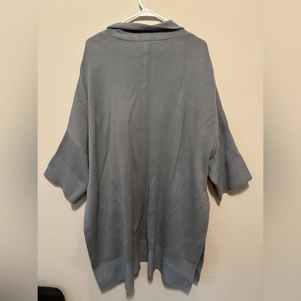 NWT Marla Wynne For Chico's Kimono Sweater Dusty Blue Size M - Picture 11 of 15